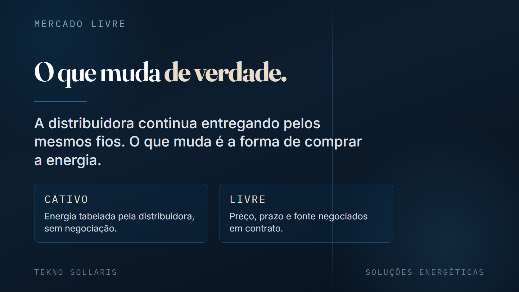 O contrato no lugar da tabela